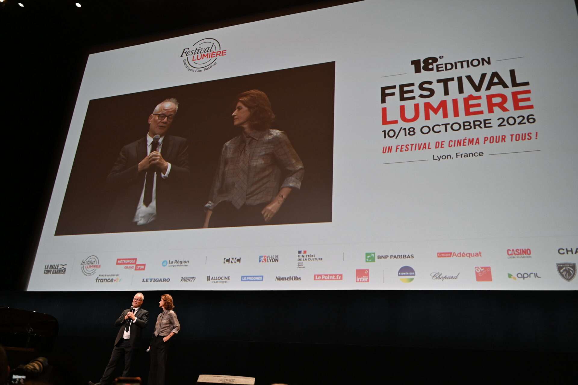 Le Festival Lumière ouvre sa 18e édition à Lyon sous les applaudissements des stars du cinéma