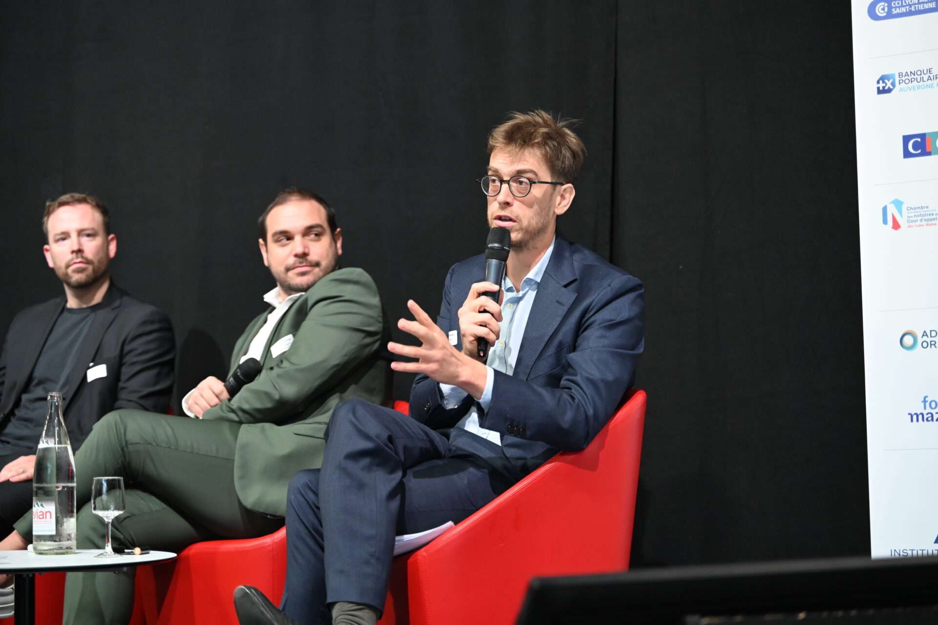 Michel Galibert, cofondateur de Memo Bank, lors de la table ronde « Finance : vers un modèle plus connecté et automatisé »