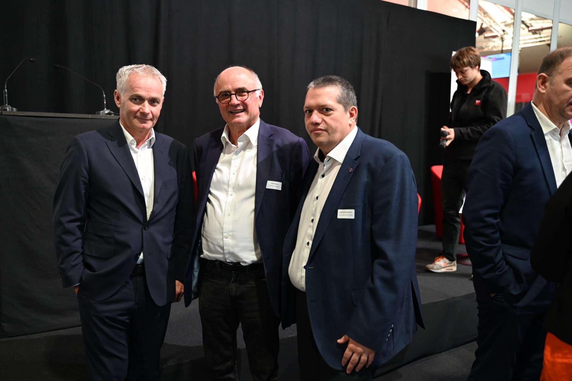 Guirec Penhoat, Alain Clot et Frédéric DAMAISIN au Forum Fintech Lyon 2026