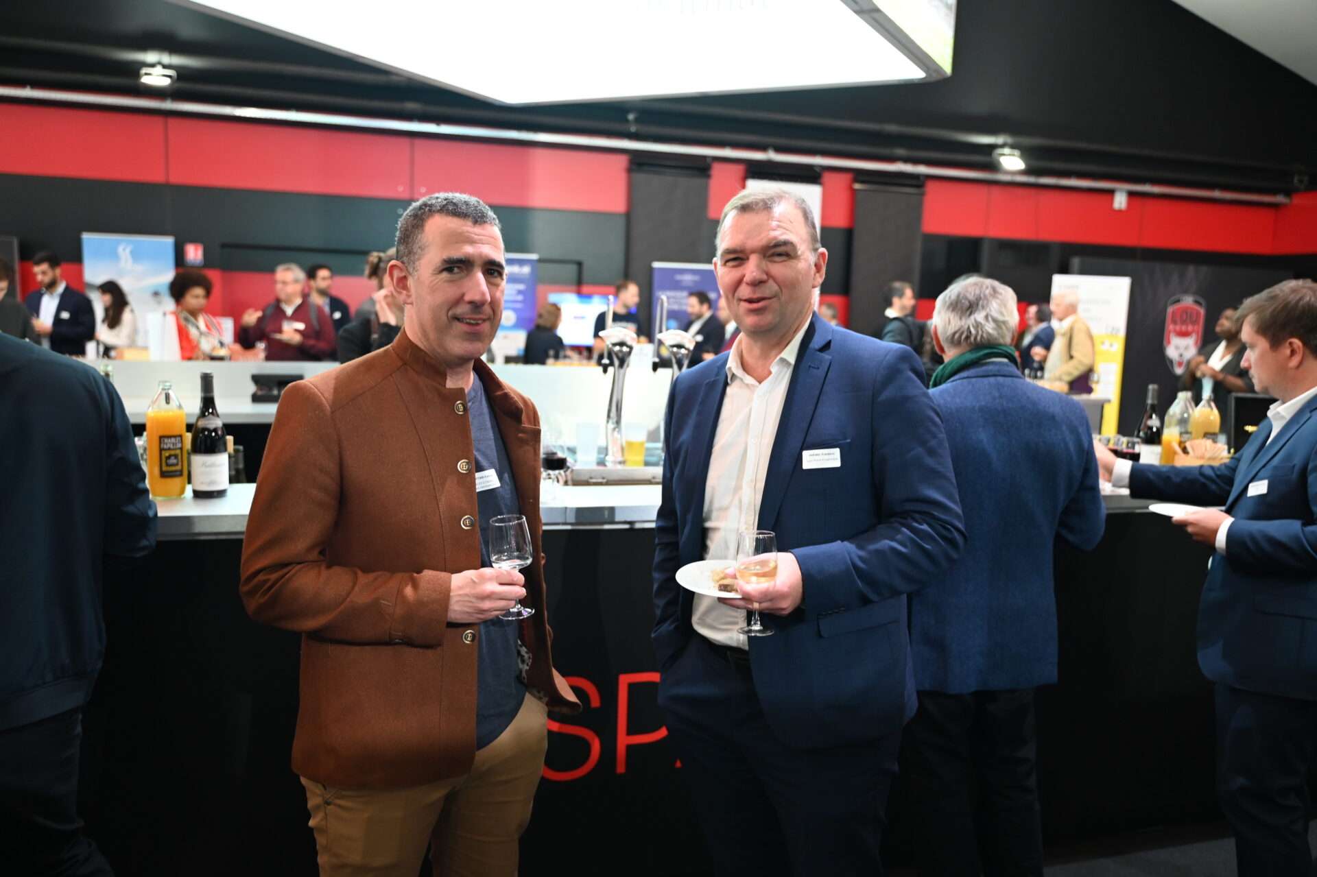 Frederic Miribel en mode réseautage au forum Fintech Lyon